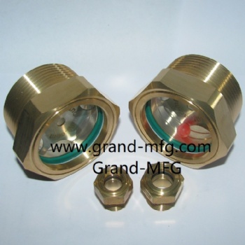 M16x1.5 brass oil level sight glass oil level gauge indicators