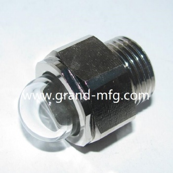 Domed Hexagon Oil Sight Glass(NPT,BSP & Metric Thread) ROOTS BLOWER DOME SIGHT GLASS