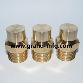 Hexagon Brass Breather Vent Plugs G1/8 3/8 NPT1/4