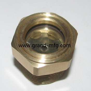 G thread 3/8” 3/4 OIL FUEL TANK BRASS OIL LEVEL GAUGE Ölschaugläser