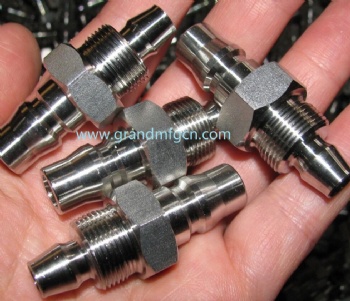 CNC precision machined parts stainless steel ss304 plugs