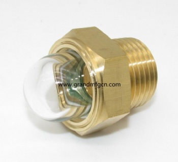 NPT thread 3/8 brass oil level sight gauge liquid oil indicators