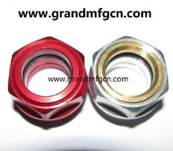 英制螺纹优质铝油窗油位器液位观察镜G1/2寸 3/4寸