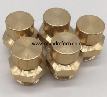 Hexagon Brass Breather Vent Plugs M27X1.5 M33X1.5
