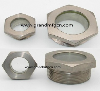 2”NPT steel nickel plated fused sight glass bitzer view port sight glass