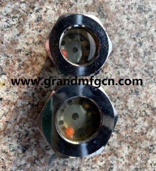 1”NPT steel nickel plated fused sight glass bitzer view port sight glass