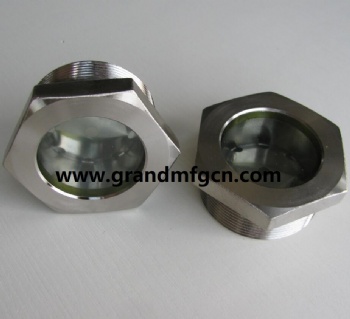 3/8”BSP steel nickel plated fused sight glass bitzer view port sight glass