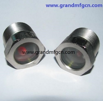 3/8”BSP steel nickel plated fused sight glass bitzer view port sight glass