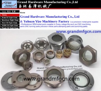 Metric thread M36 steel nickel plated fused sight glass bitzer viewport sight glass