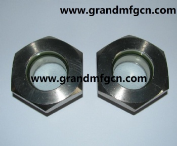 G thread steel nickel plated fused sight glass bitzer viewport sight glass