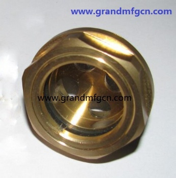 M16X1.5 M18X1.5 brass fluid viewport sight glass window oil indicator