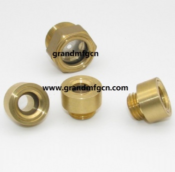 G thread brass fluid viewport sight glass window oil indicator