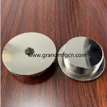 数控加工定制各种精密配件美标铜铁配件堵头