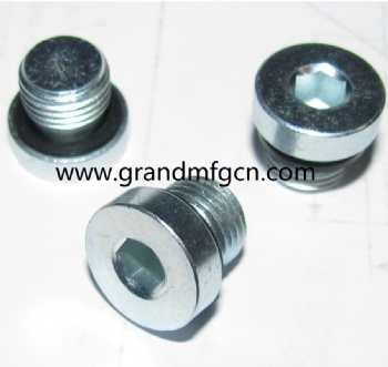 数控加工定制各种精密配件美标铜铁配件堵头