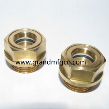 M12X1.5 SPEED REDUCERS BRASS OIL SIGHT GLASS OIL INDICATOR BRASS BUBBLE OIL SIGHT GLASS