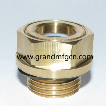 M12X1.5 SPEED REDUCERS BRASS OIL SIGHT GLASS OIL INDICATOR BRASS BUBBLE OIL SIGHT GLASS