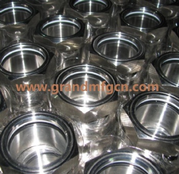 Hexagon Stainless Steel Oil level Sight Glass window Plug NPT Thread