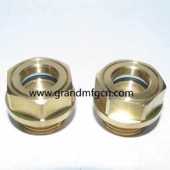G1/4 SPEED REDUCERS BRASS OIL SIGHT GLASS OIL INDICATOR BRASS BUBBLE OIL SIGHT GLASS