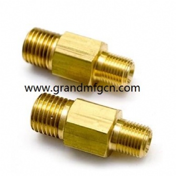 threaded CNC precision machined part stainless steel connectors