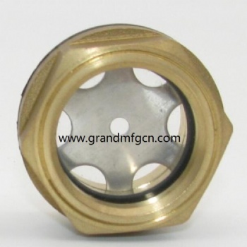 M22 Speed Reducers Solid Brass Sight Glass Plug