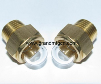 Surge Tank NPT1/2 Heavy Duty Brass Sight Glass Threaded