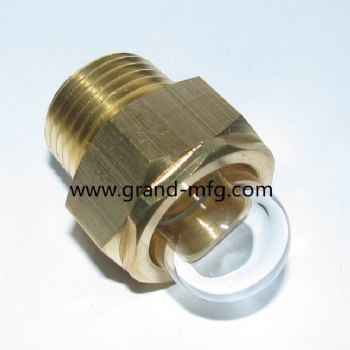 Industrial Pump Brass Oil Level Sight Glass Manufacturer