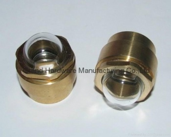 GrandMfg® 1/2 NPT Steel brass aluminum oil level sight glass for Coolant Reservoir