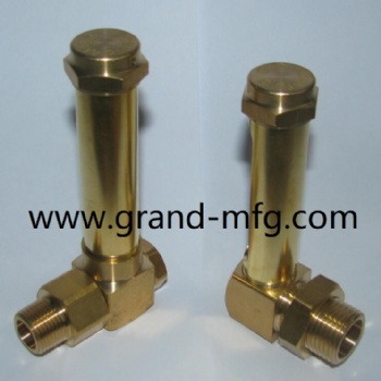 M16x1.5 Elbow Tubular Brass Oil Level Indicator gauge Ölstandsanzeiger