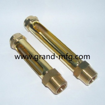 3/8 Inch Male NPT Thread Brass Vented Straight level Gage Gauge
