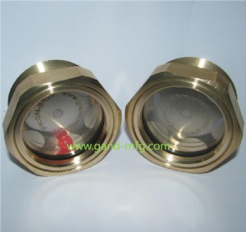 Brass LUBE DEVICES LIQUID LEVEL SIGHT PLUGS 1-1/4