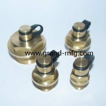 Hexagon Hydraulic cylinders Brass Breather Vent Plug valve M20