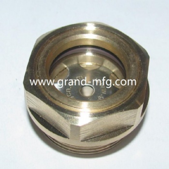 G thread brass fluid viewport sight glass window oil indicator