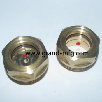G thread 3/8 inch brass oil level sight gauge oil indicators