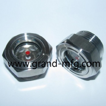 NPT 1 Inch Stainless Steel  Oil Sight Glass With Reflector