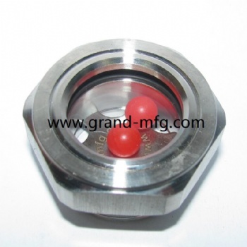 NPT 1 1/4 Inch Stainless Steel Oil Sight Glass With Reflector