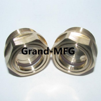 M16 brass fluid viewport sight glass oil level sights