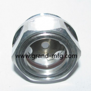 Air compressor aluminum bulleye oil level sight glass gauge oil indicators