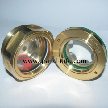 NPT 2 INCH Sight Glass Brass Oil Level Sight Glass Oil Level Gauge