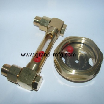 Vacuum Pump Brass oil level gauge oil level indicators NPT thread 3/8