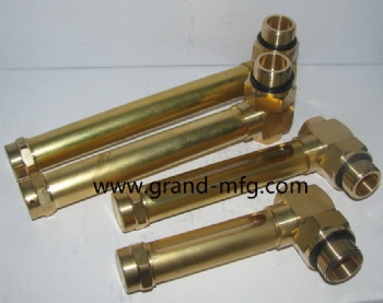 3/8 Inch Male NPT Thread Brass Vented Straight level Gage Gauge