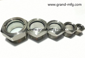 G thread Hexagon Stainless Steel 304 Oil Sight Glass