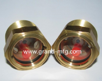 M20X1.5 M22X1.5 M27X1.5 BRASS OIL SIGHT GLASS Ölschauglas Ölschaugläser WITH DOME GLASS